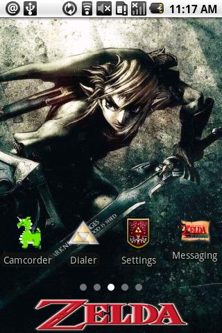 Zelda Theme Android Personalization
