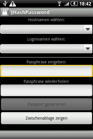 JHashPassword FREE Android Tools