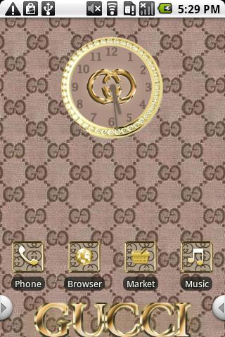 Gucci Theme Android Personalization