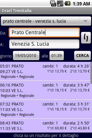 Italian Trains Timetable PLUS