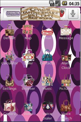 Coach Theme Android Personalization