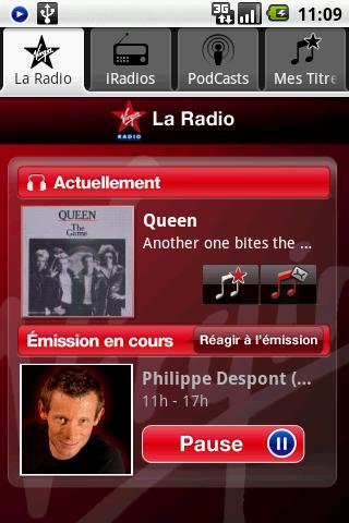 Virgin Radio, Pop Rock Android Entertainment