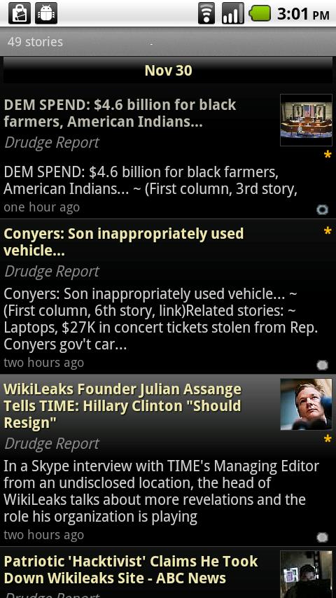 Drudge Report Android News & Magazines