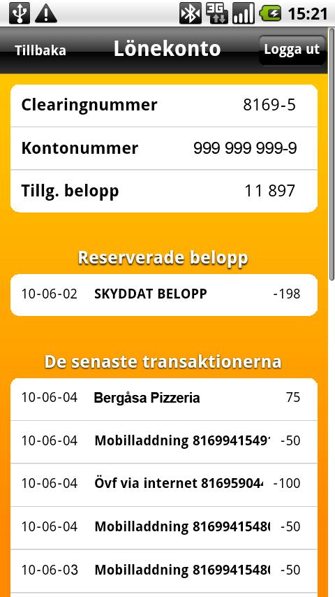 Swedbank Android Finance