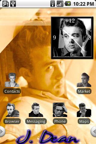 James Dean Theme Android Personalization