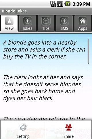 Blonde Jokes