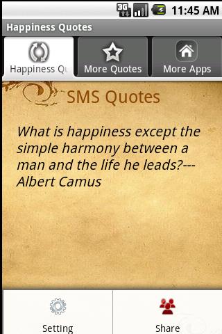 Happiness Quotes Android Books & Reference