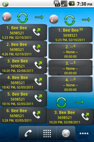 Home Screen Call Logs Android Communication