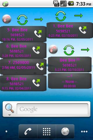 Home Screen Call Logs Android Communication