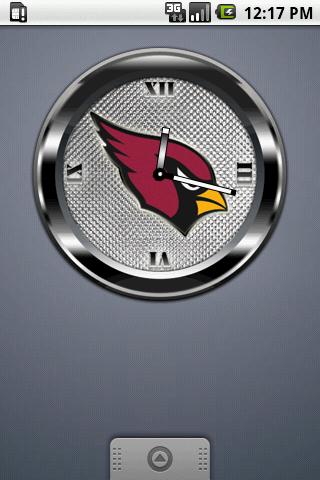 CARDINALS BLACK Clock Android Personalization