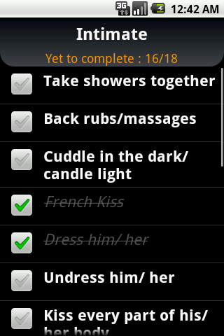 Romance Planner Android Lifestyle