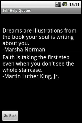 Self-Help Quotes Android Books & Reference