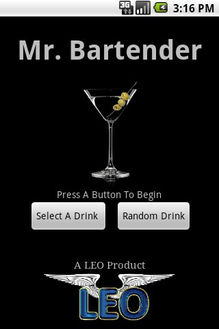 Mr. Bartender