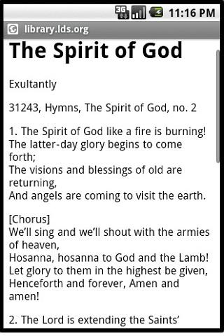 LDS Hymns Free Android Entertainment
