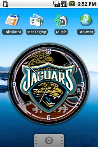 Jacksonville Jaguars Clock W.