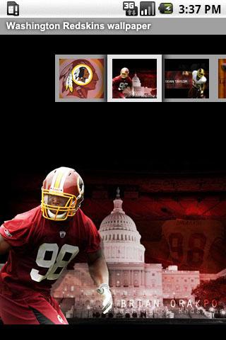 Washington Redskins wallpaper Android Personalization