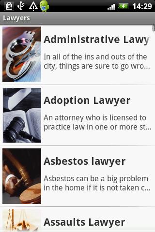 Lawyer Finder Android Social