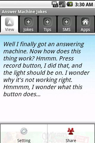 Answer Machine Jokes Android Lifestyle