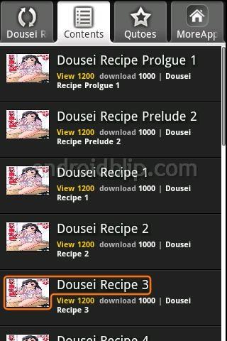 Dousei Recipe Android Comics