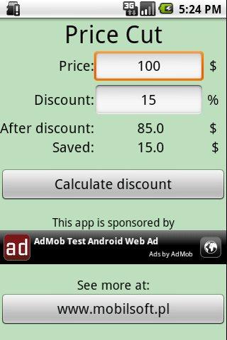 Price Cut Android Shopping