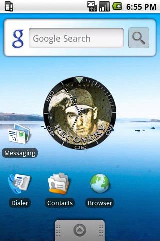 Eminem Recovery Clock Widget