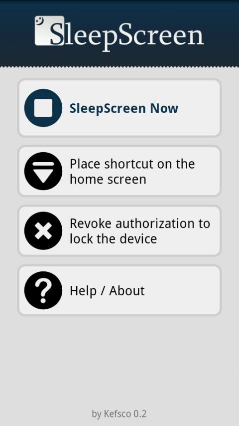 SleepScreen Android Tools