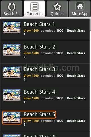 Beach Stars Android Comics