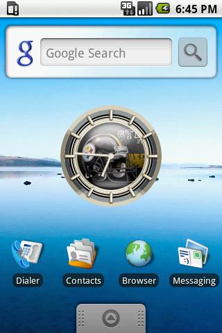 STEELERS Pittsburgh Clock III Android Personalization