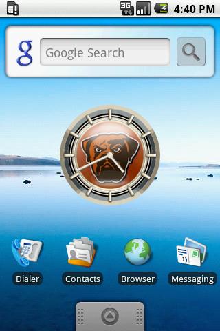 CLEVELAND BROWNS Alarm Clock Android Personalization