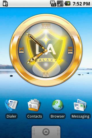 LA GALAXY Alarm Clock Android Personalization