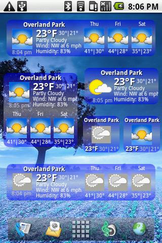 Androidlet Weather Widget Android Personalization