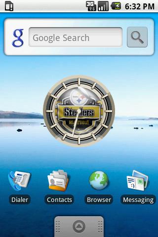 STEELERS Pittsburgh Clock II Android Personalization