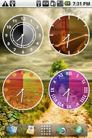 Androidlet Clock Widget Android Personalization