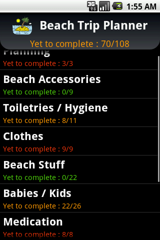 Beach Trip Planner Android Travel & Local