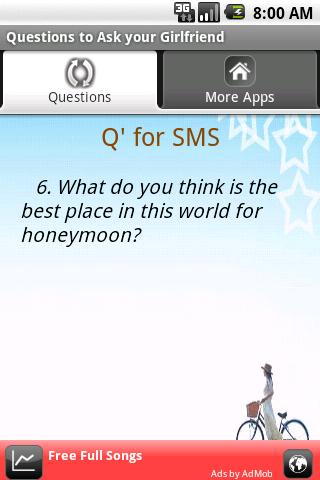Q’ to Ask your Girlfriend Android Media & Video