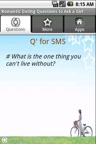 Romantic Dating Questions Android Personalization