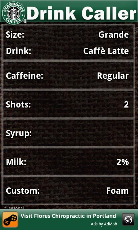 Starbucks Drink Caller Android Education