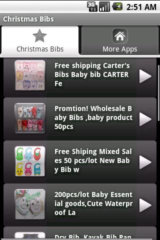 Christmas Bibs Android Entertainment