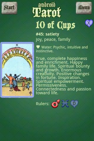 Android Tarot Reader Android Lifestyle