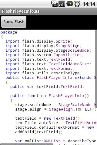 Flash on WebView