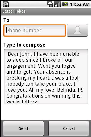 Letter Jokes Android Communication