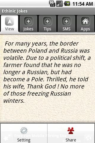Ethinic Jokes Android Libraries & Demo