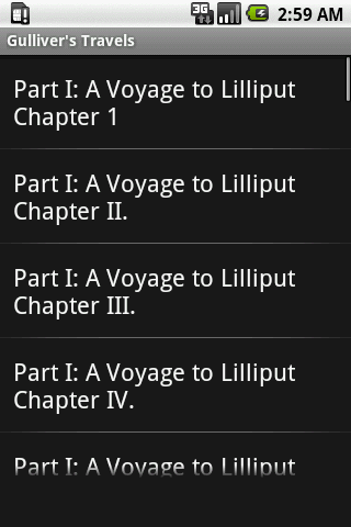 Gulliver’s Travels Android Books & Reference