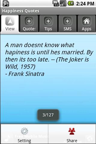 Happiness Quotes II Android Health & Fitness