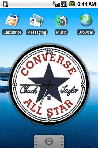 Converse Chucks clock widget Android Personalization