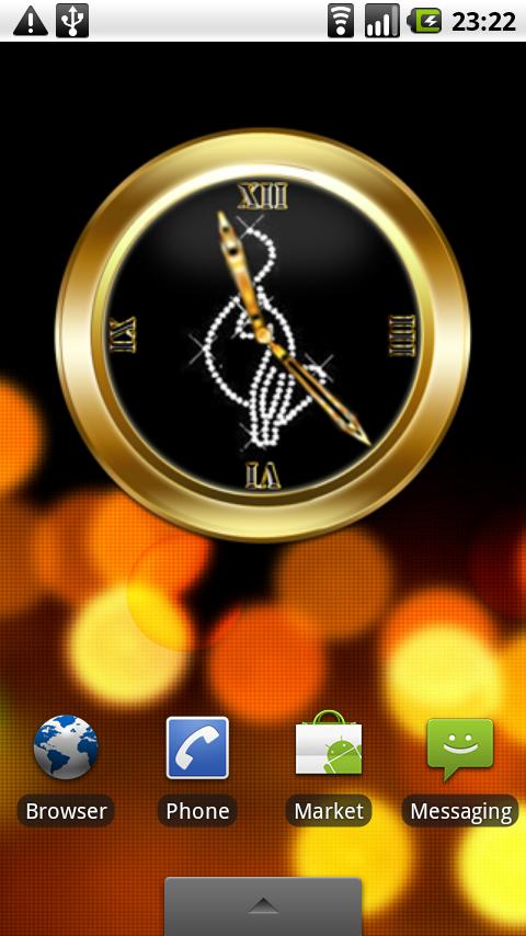 BABYPHAT GOLD Alarm Clock Android Personalization