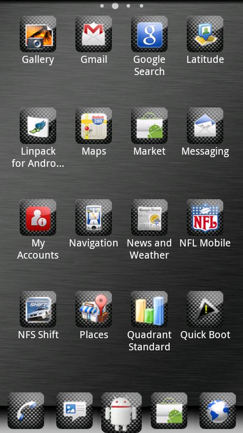 ADW Carbon Fiber 3 Theme Android Personalization