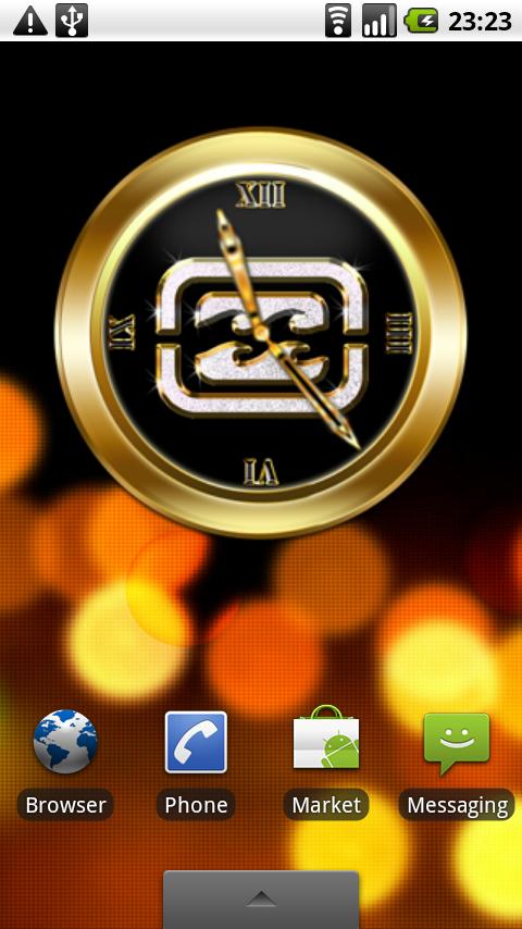 BILLABONG GOLD Clock Android Personalization