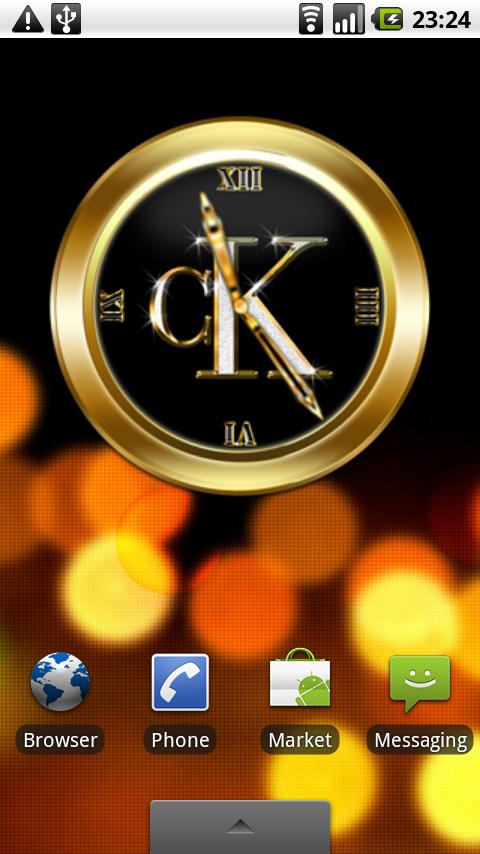 CALVIN KLEIN GOLD Clock Android Personalization