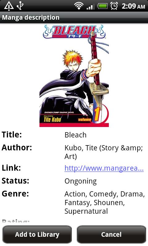 Manga Watcher Android Comics